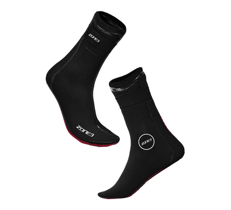 ZONE3 Neoprene Heat-Tech Warmth Swim Socks for Men/Women Open Water Swimming, Diving, Snokeling Thermal Wetsuit Socks - Image 1